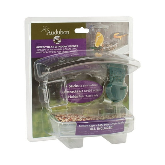Audubon NAWFDR Mixed Treat Window Feeder