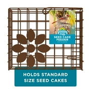Audubon Park 7 in. Seed Cake Basket Wild Bird Feeder, Bronze Finish