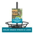 thumbnail interactive-video image 1 of Audubon Park Black Metal Snack Stack Hanging Wild Bird Feeder, 1 of 9