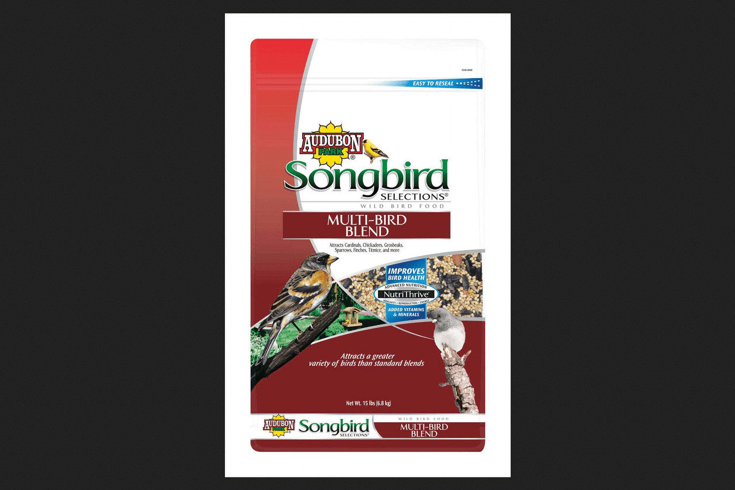 Audubon Park Songbird Selections MultiBird 15 Lb Wild Bird Seed