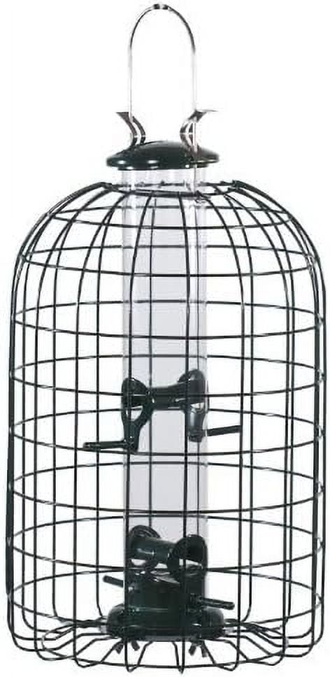 Audubon Wild Bird 1.25 lb. Plastic/Wire Caged Tube Bird Feeder 4 ports