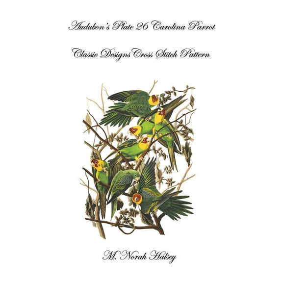 Audubon's Plate 26 Carolina Parrot: Classic Designs Cross Stitch Pattern, (Paperback)