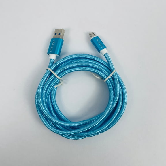 Auen USB-A to Micro USB Charging Cable, 480Mbps Transfer Speed, USB 2.0, 2 Meters