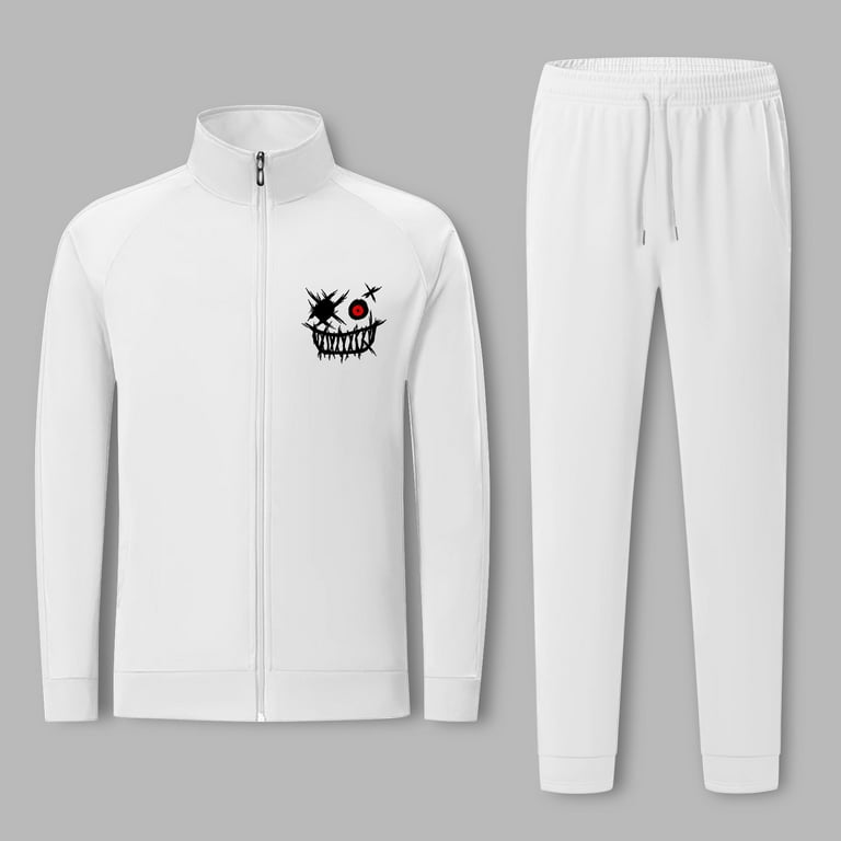 Aueoeo Activewear Suit For Men Tracksuit Sweatsuit Casual