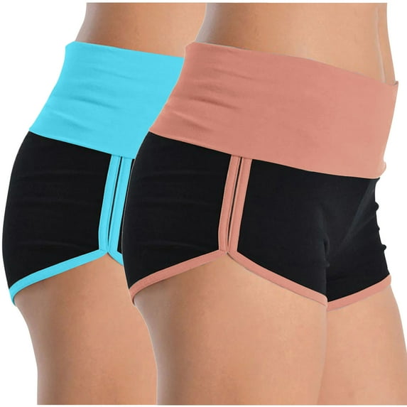 Aueoeo Baseball Shorts Plus Size Workout Shorts 2Pc Women Fashionelastic Waist Summer Solid Casual Outing Shorts Pants