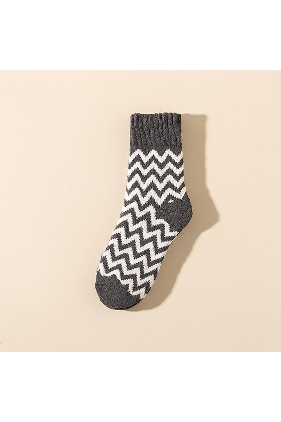 Baseball Socks Youth Boys Hiking Socks Women Unisex Extra Thick Wool Socks Plus Velvet Thickened Mid-Tube Winter Cold-Proof Warm Socks Tennis Socks Women