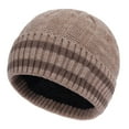 thumbnail image 1 of Aueoeo Beanie For Men Women, Fleece Lined Beanie Soft Warm Knit Hat Ski Stocking Cuffed Cap Outdoors Hats, 1 of 2