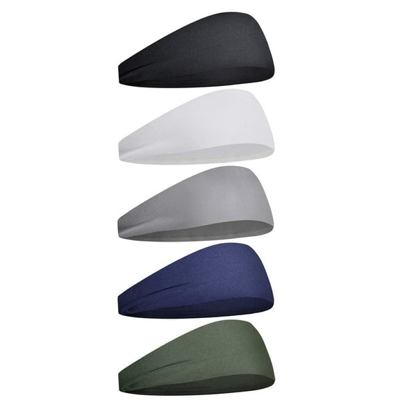 Aueoeo Boys Hat Hooey Hats For Men Women Fashion Print Elastic Headband5Pc Wrap Bandana Headband Men Hats