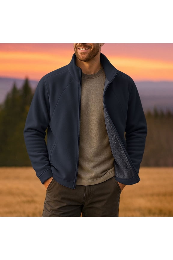 Boys Jackets Dress Jacket Men's Fashion Solid Color Outdoor Climb Pocket Long Sleeve Jackets