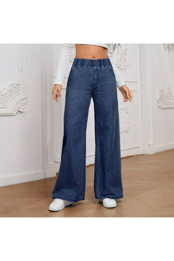Breathable Pants Women Cargo Pants for Girls Women's High Waist All Straight Leg Wide Leg Pants Jeans Cargo Pants Women Plus Size
