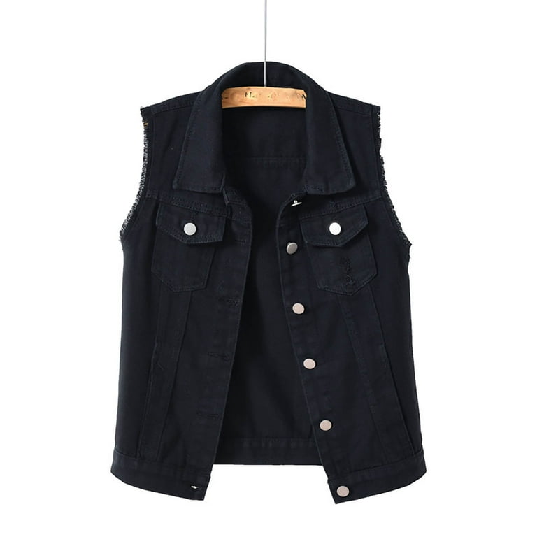 Sleeveless short jacket discount