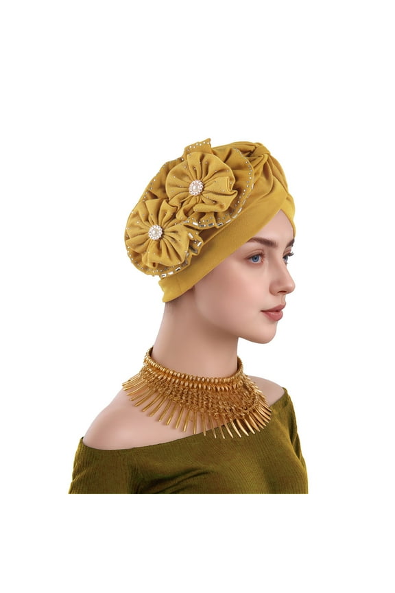 Comfortable Hats for Trendy Women'S Air Layer Side Panel Flower Indian Hat Caps