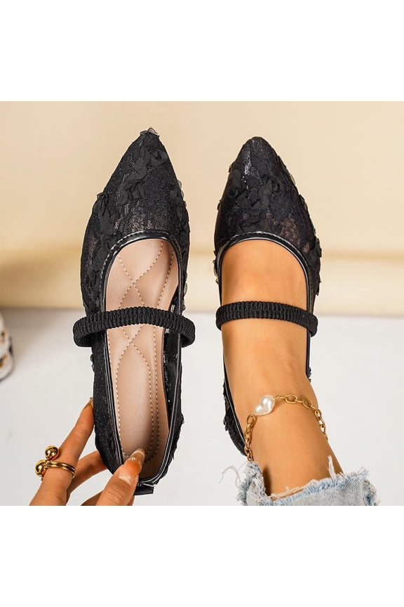 Comfortable Wear Shoes For Women Women's Fashionable Casual Solid Color Versatile Pointed Toe Closed Toe Loafers Flat Shoes Dressy Shoes For Women