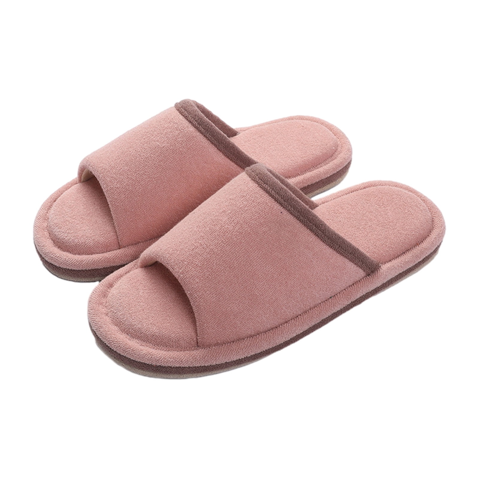 Aueoeo Cotton House Slipper for Women Indoor Bedroom Slippers Floor ...