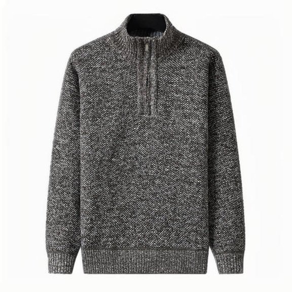 Aueoeo Cute Fall Sweaters Fall Sweater Man Solid Color Knitwear Zipper Pockets Stand Collar Blouse Fitted Sweater Dress