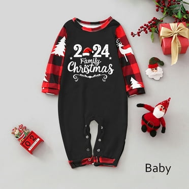 Aueoeo Family Christmas Pajamas Matching Pajamas for Family, Xmas PJs Sets Holiday Sleepwear loungewear on Clearance