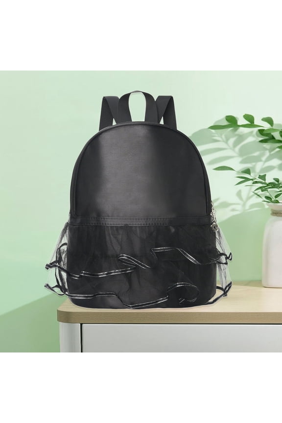 Fashion Casual Backpack Portable Small Capacity Dance Storage Backpack Mesh Outdoor Travel Backpack