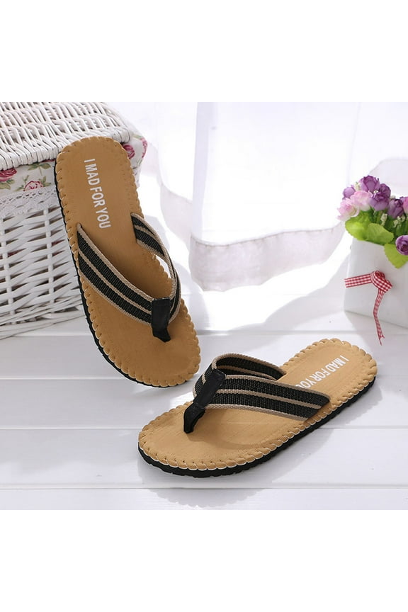 Flip Flops for Men, Men's Flip-Flops, Summer Thongs Sandals Comfort Slippers for Beach Indoor Outdoor Flip Flops