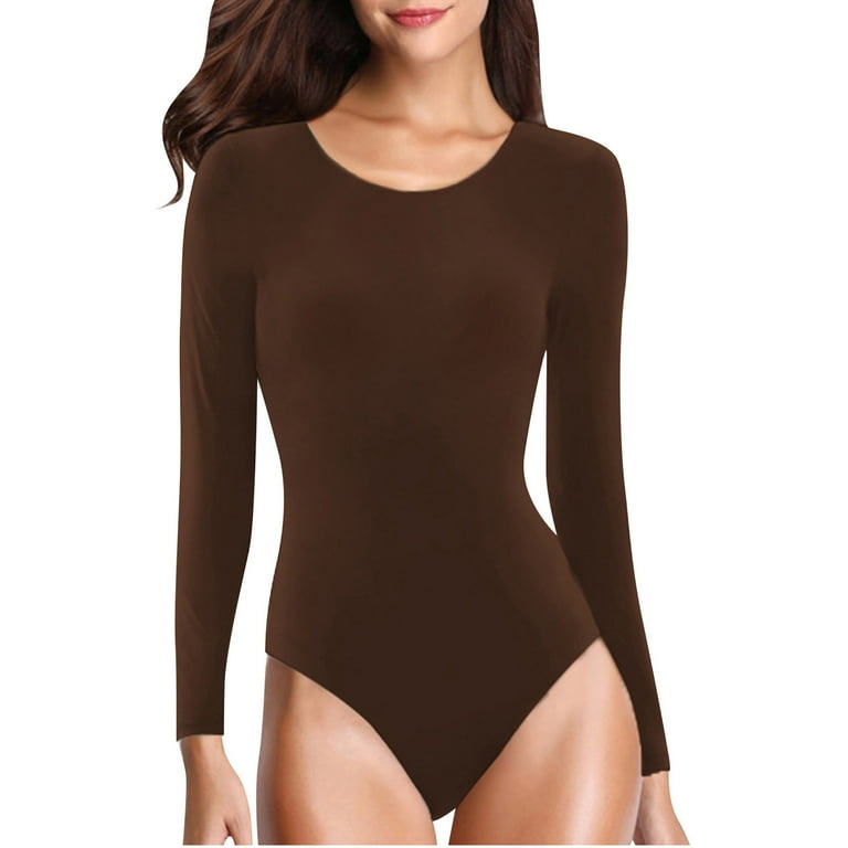 Aueoeo Long Sleeve Shapewear Bodysuit, Shapewear Body Suit Women's