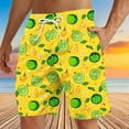 thumbnail image 1 of Aueoeo Funny Graphic Printed Short For Men Hawaiian Beach Shorts Plus Size Quick Dry Elastic Waist Drawstring Shorts With Pockets L, 1 of 8