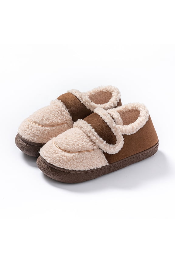 Fuzzy Furs Shoes For Womens Winter Warm Cozy Shoes Comfortable Solid Color Shoes for Indoor Outdoor
