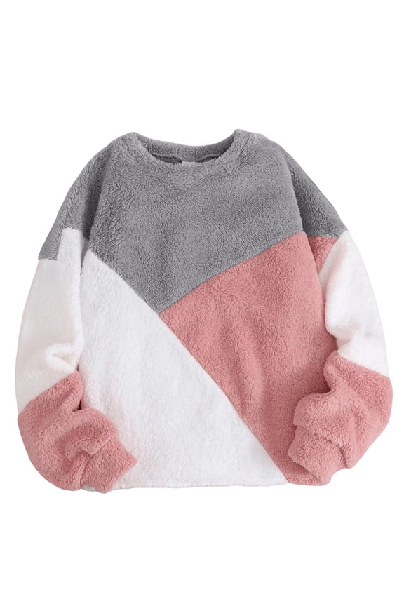 Girls Sweaters, Sweater Womens Long Sleeved Round Neck Knitted Sweater Pullover Sweater Sweaters For Teens