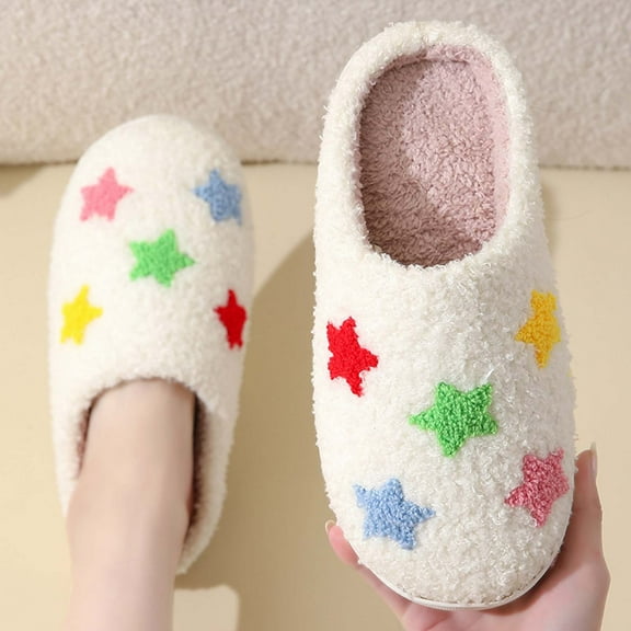 Aueoeo House Slippers for Woman,New Couple Home Four Seasons Linen Baotou Slippers Men And Women's Home Floor Cloth Absorbent Cotton Linen Slippers on Clearance