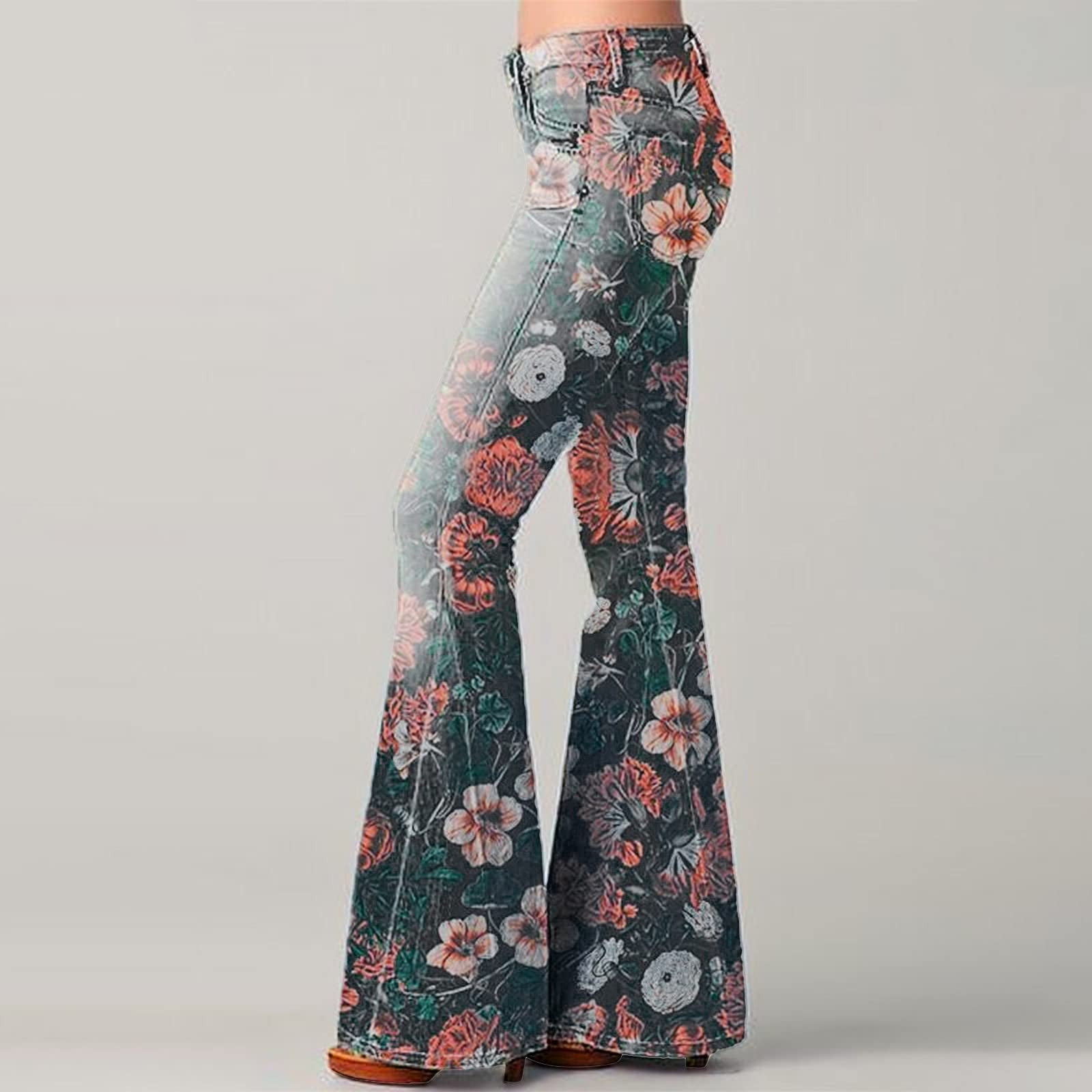 Stretch flared jeans