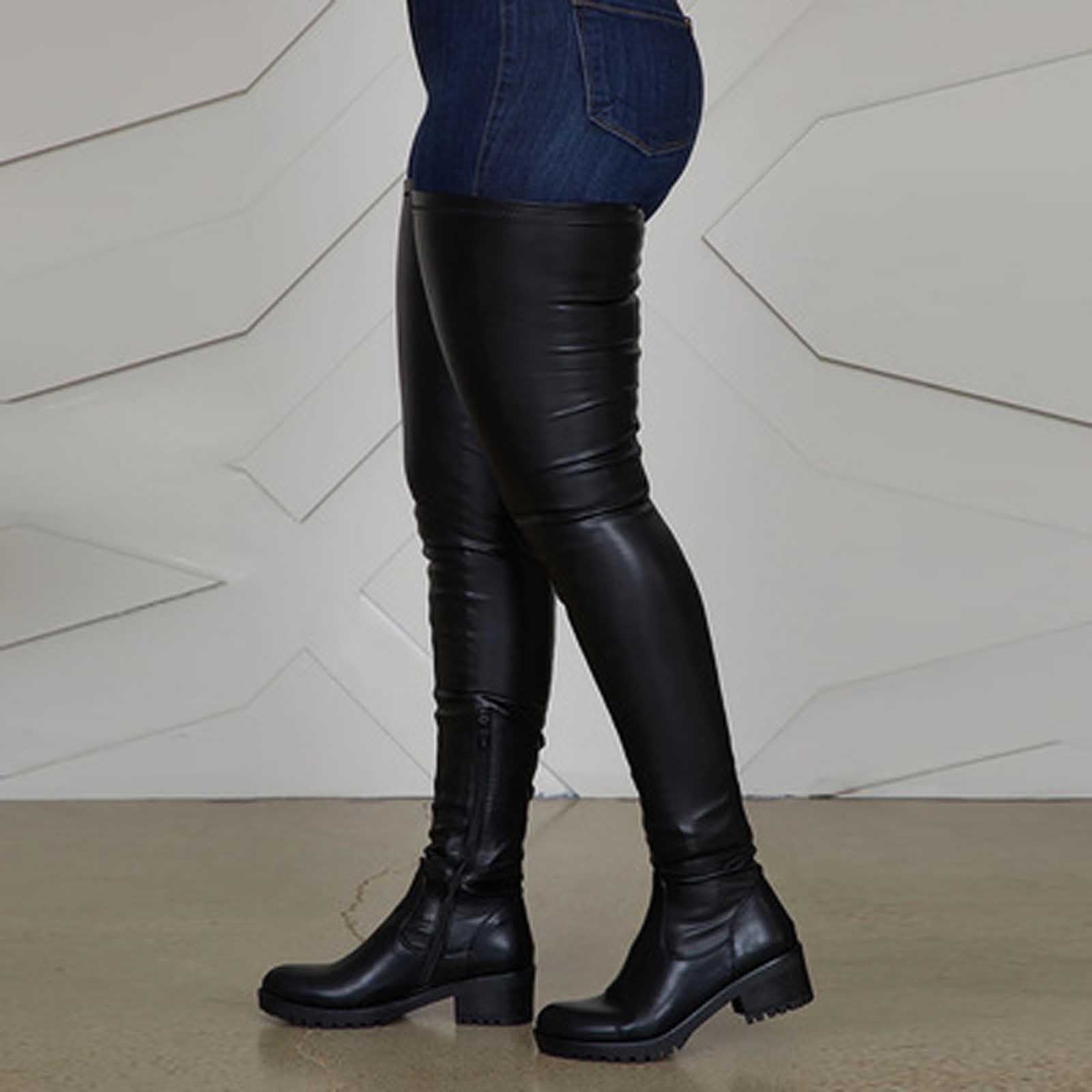 Aueoeo Knee High Boots Women Fashion Large Size Boots Women Autumn Long ...