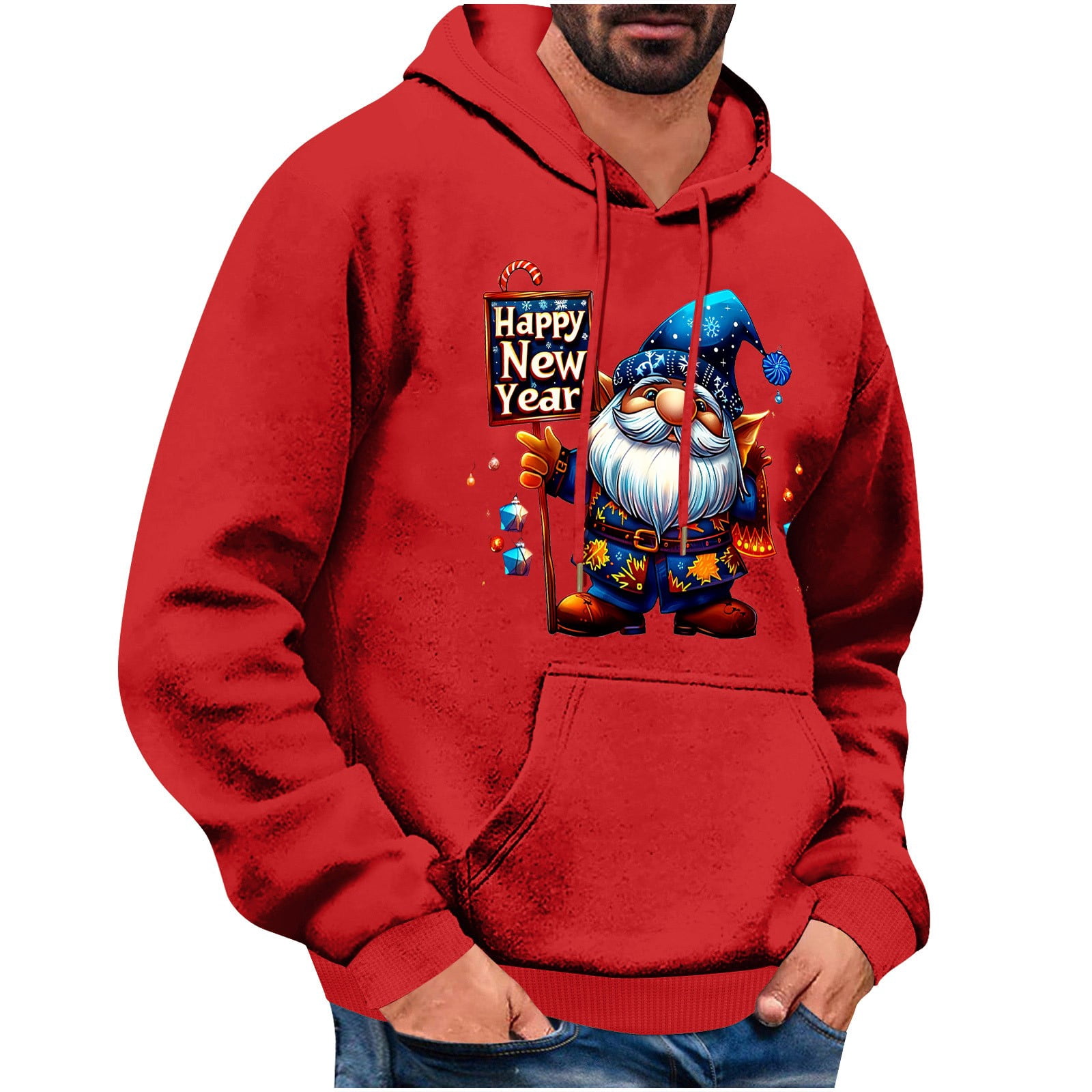 New Year Shate Boarding Design Unisex Hoodie