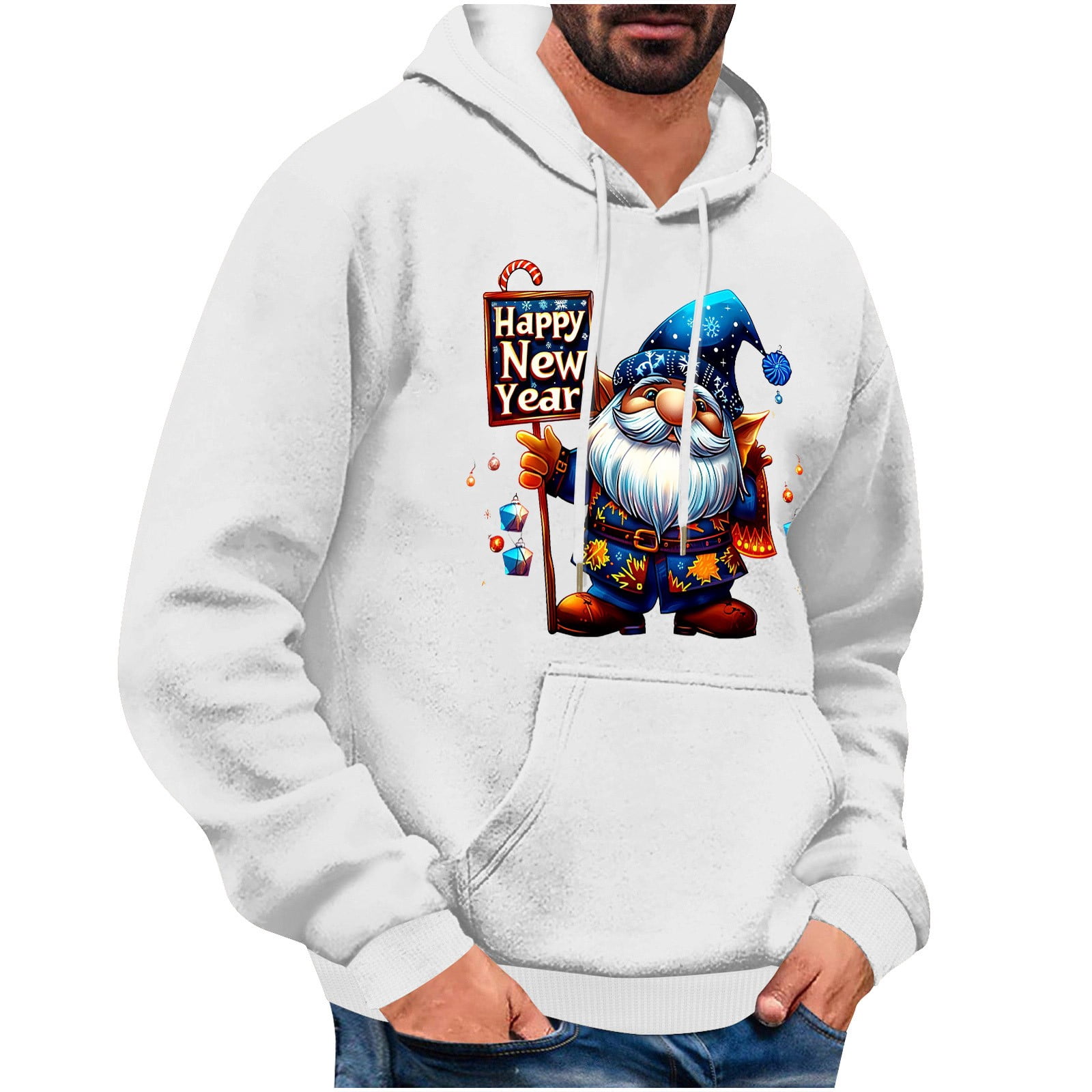 New Year Shate Boarding Design Unisex Hoodie