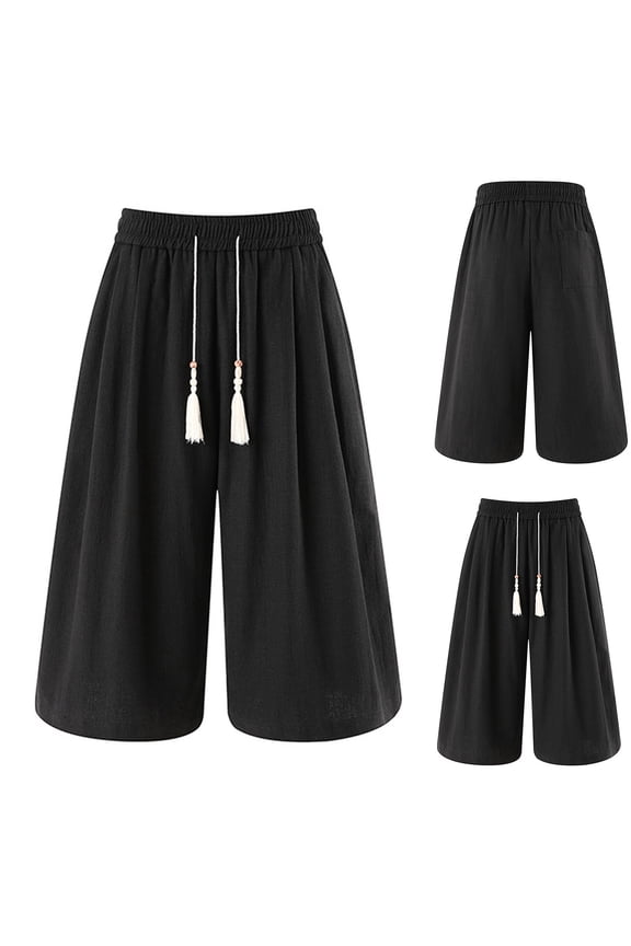 Men's Half Shorts Pants Fashion Lightweight Solid Color Shorts Casual Everyday Wear Elastic Waist Shorts