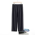 thumbnail image 1 of Aueoeo Men's Sleep Pant Lightweight Thin Pajama Pants Elastic Waist Long Pants Loose Fits Sleepwear Baggy Pants, 1 of 8