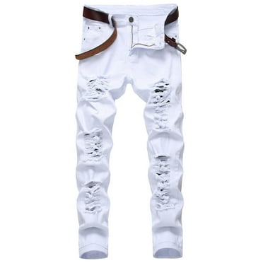 JSGEK Men's Cargo Sweatpants Slim Denim Regular Fit Comfort Male Trendy ...