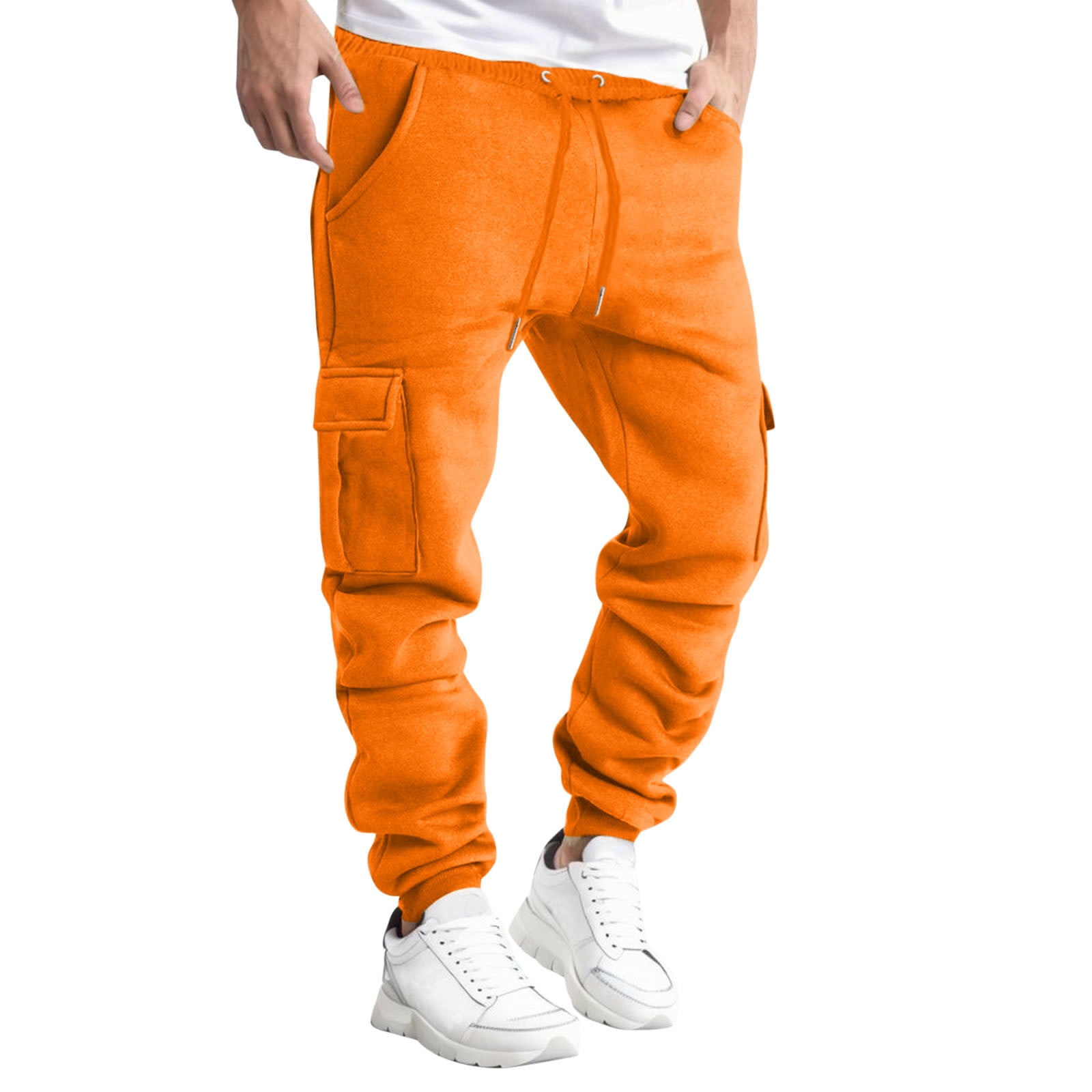 Aueoeo Men's Slim Joggers Workout Pants for Gym Running and Bodybuilding Athletic Bottom