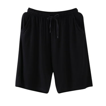 Aueoeo Men's Soft Pajama Shorts ,Male Casual Sleep Shorts Light Sleeping PJS Bottom Shorts With Drawstring & Pockets(Available In Big & Tall)