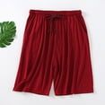 thumbnail image 1 of Aueoeo Men's Sport Shorts & Soft Pajama Short ,Loose-Fits Sleep Shorts With Drawstring & Pockets (Available In Big & Tall), 1 of 3