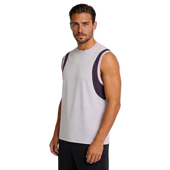 Aueoeo Mens Breathable Muscle Shirt Sleeveless Workout Tank Top ...