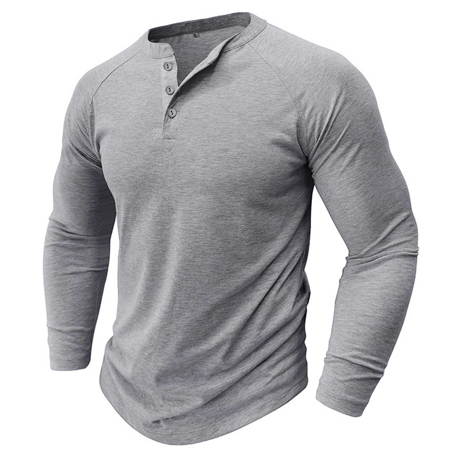 Aueoeo Mens Casual Dress Shirt, Mens Muscle Fit Dress Shirts Basic Tee
