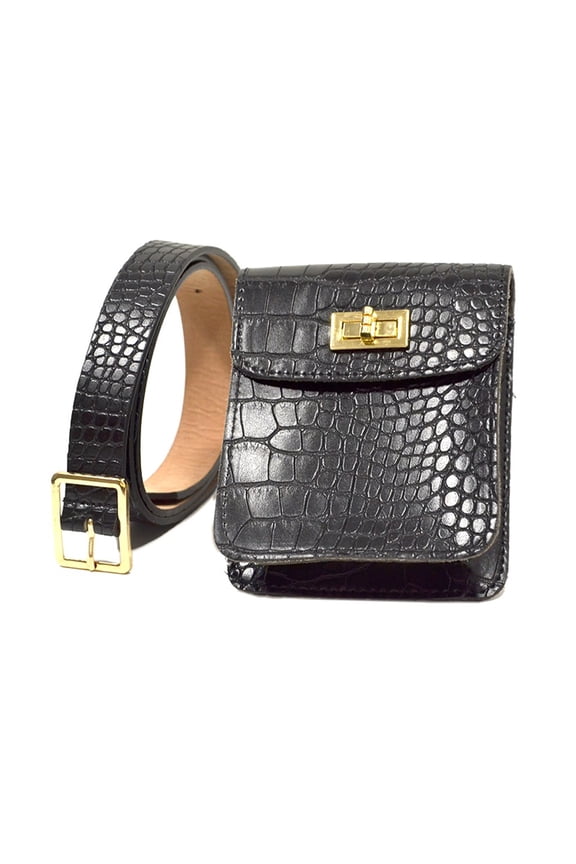 Mens Fashion Packļ¼ Purse For Everyday Hip Pouch Business Travel Outdoor Running Hunting Black