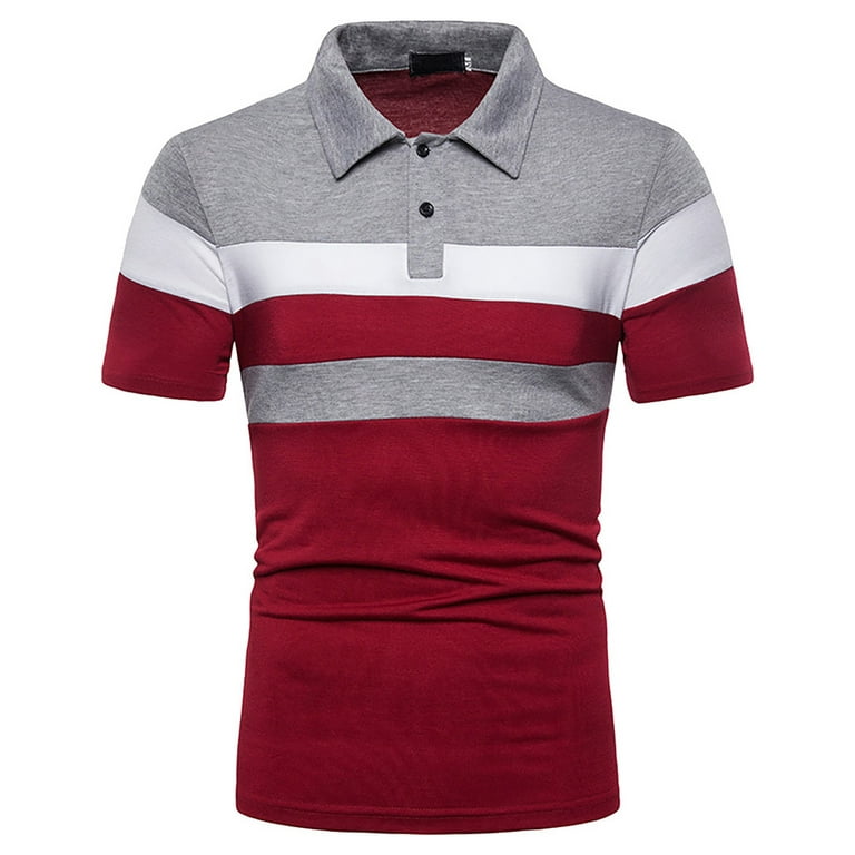 Comfort Colors Tshirt Regular-Fit Short Sleeve Button Down Collar