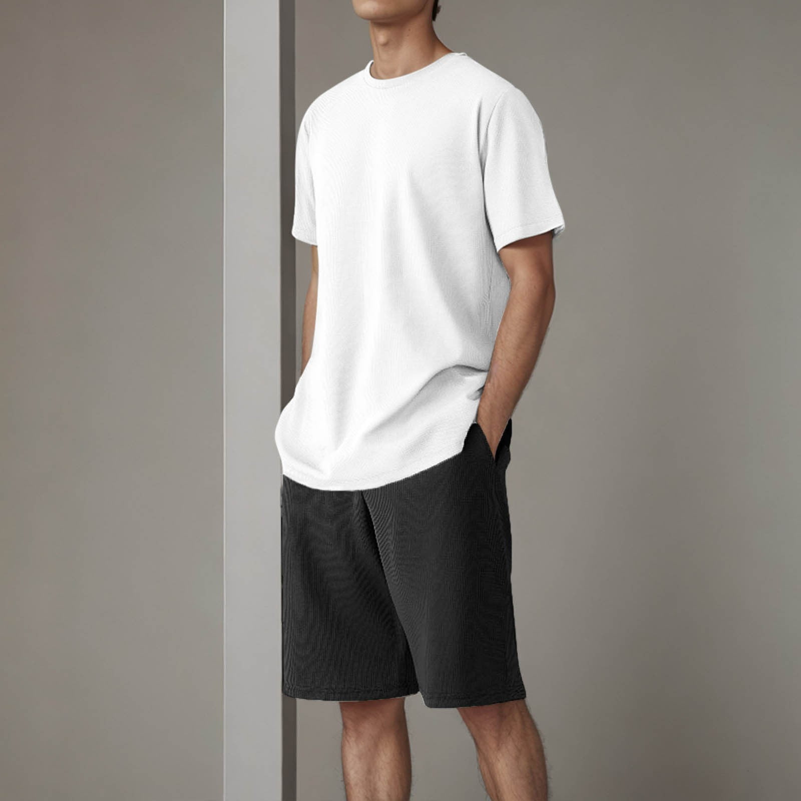 Mens Suits With Shorts - Lime Summer Suit