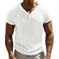 thumbnail image 1 of Aueoeo Mens V Neck T Shirts Slim Fits Muscle Shirts Short Sleeve Golf Shirts Soft Lightweight Casual Stylish Clothes, 1 of 7