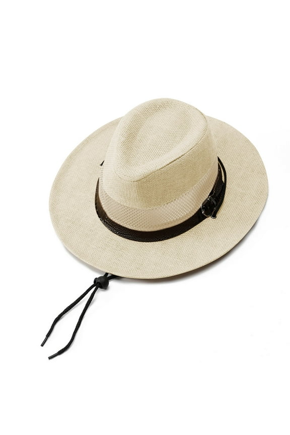 Mesh Fedora Hat for Men Sun Beach Hat Panama Hat Lightweight Fishmen Hat Summer Casual Beach Vacation Travel Hat