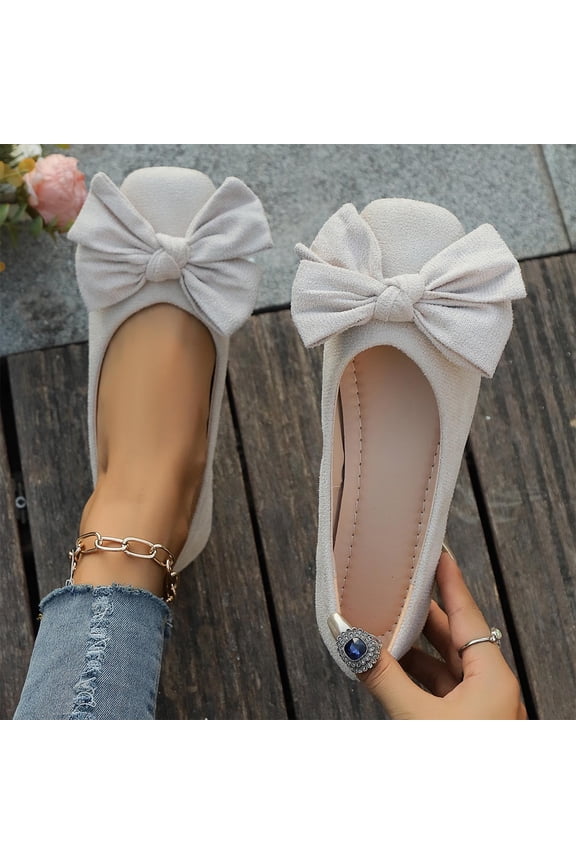 Office Dress Shoes For Womens Round Toe Flat Shoes Business Casual Soft Fashion Comfortable Work Shoes