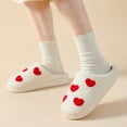 thumbnail image 1 of Aueoeo Platform Slippers for Women, Cute Slippers for Women Cozy House Slippers Fuzzy Memory Foam Outdoor Indoor Bedroom Shoes Ladies Slippers, 1 of 5