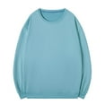 thumbnail image 1 of Aueoeo Plus Size Pullover for Mens Long Sleeve Round Neck Shirt Comfortable Breathable Workout Tops, 1 of 6