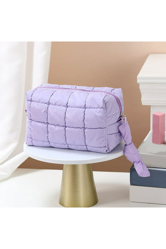 Quilted Purse for Women Small Lightweight Puffer Puffy Casual Bookbag Daypack Flap Drawstring Travel Handbag