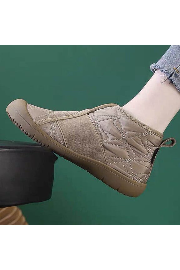 Shoes for Women Casual Shoes Women Casual Soft-Soled Versatile Round-Toe Solid-Color Flats Shoes