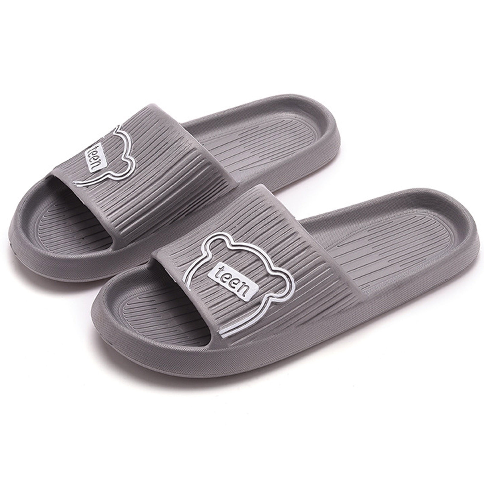 Aueoeo Shower Shoes Slide Cloud for Women and Men Bath Slipper Sandal ...